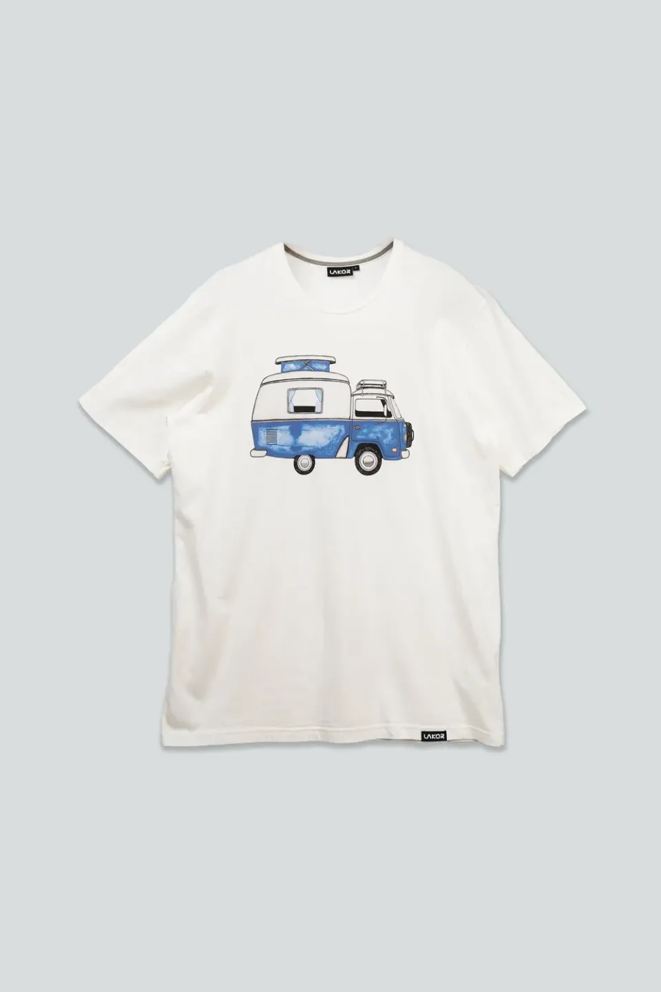 LAKOR Ocean Camper T-Shirt Star White Biobaumwolle