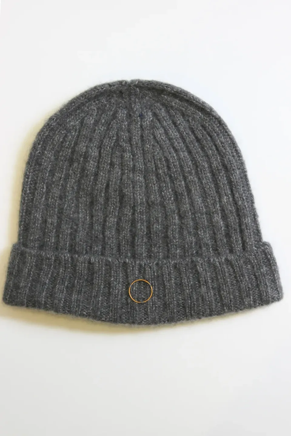 Oyuna Orb Mütze Granite Cashmere-Seide gerippt