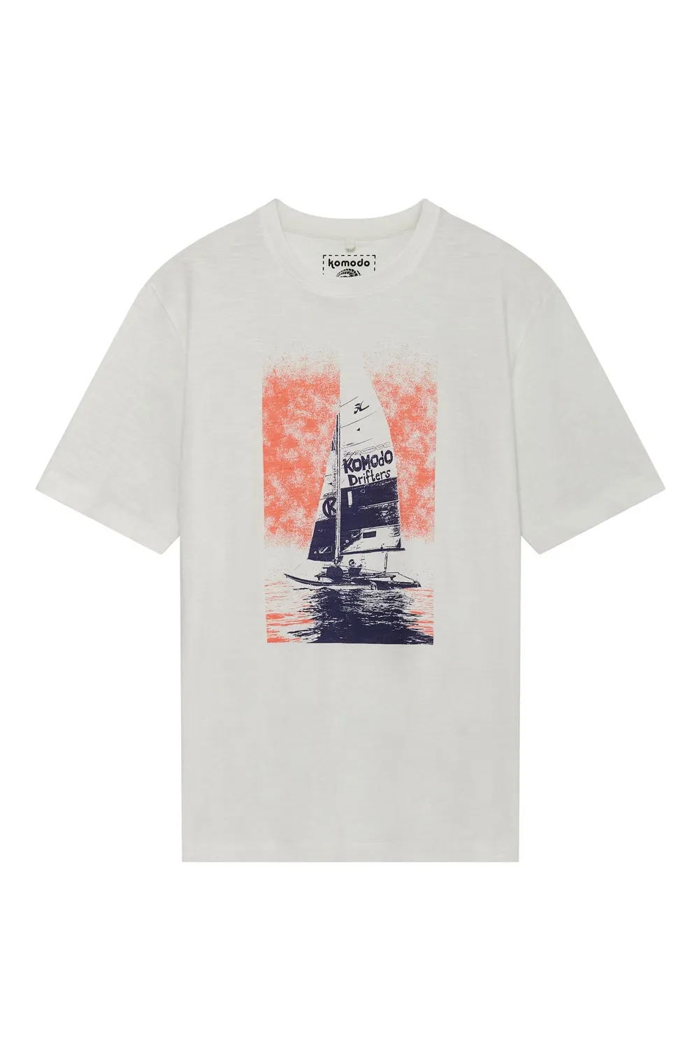 KOMODO SAILING T-Shirt Bio-Baumwolle off white