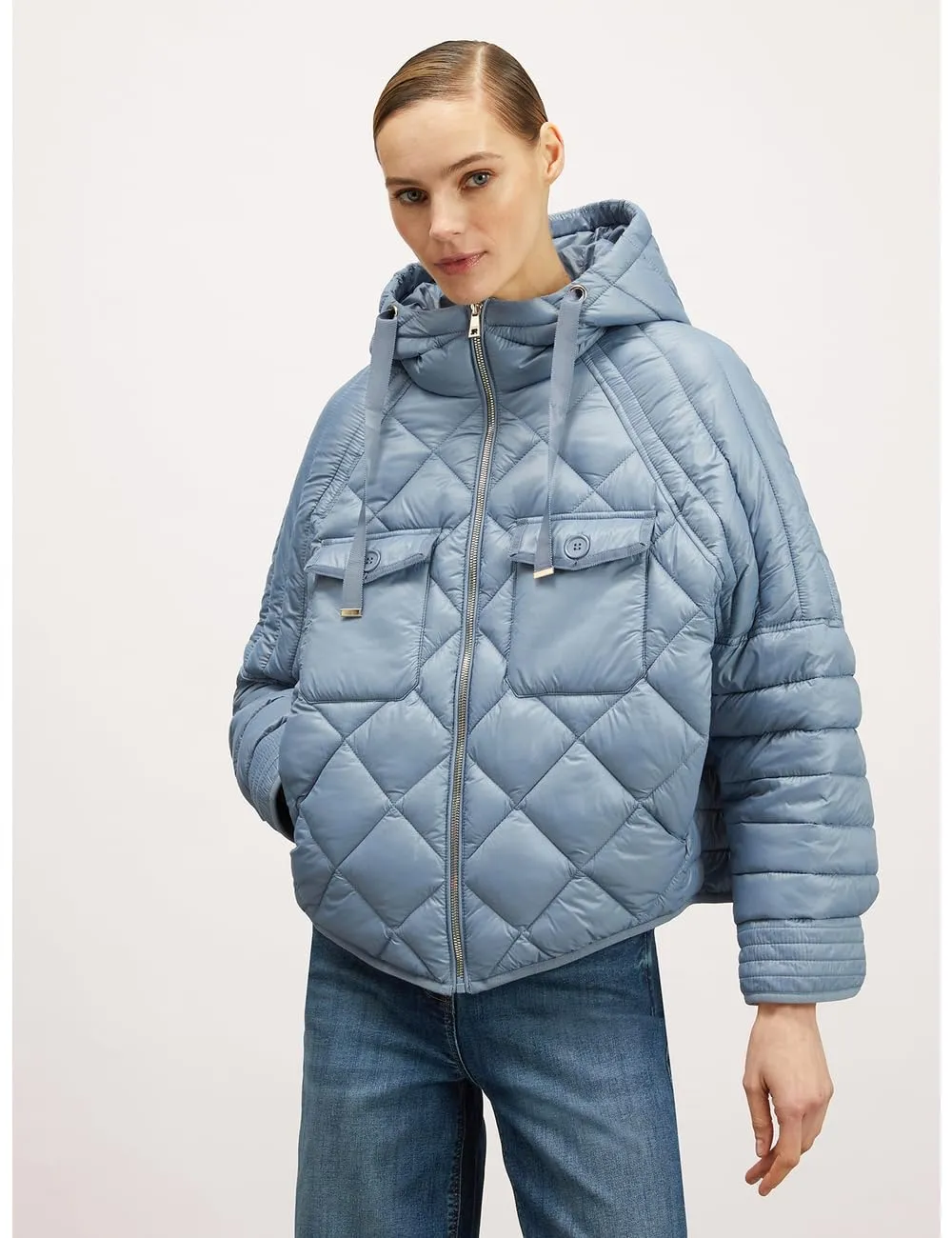 Motivi Cocoon-Daunenjacke mit Kapuze Damen wattiert