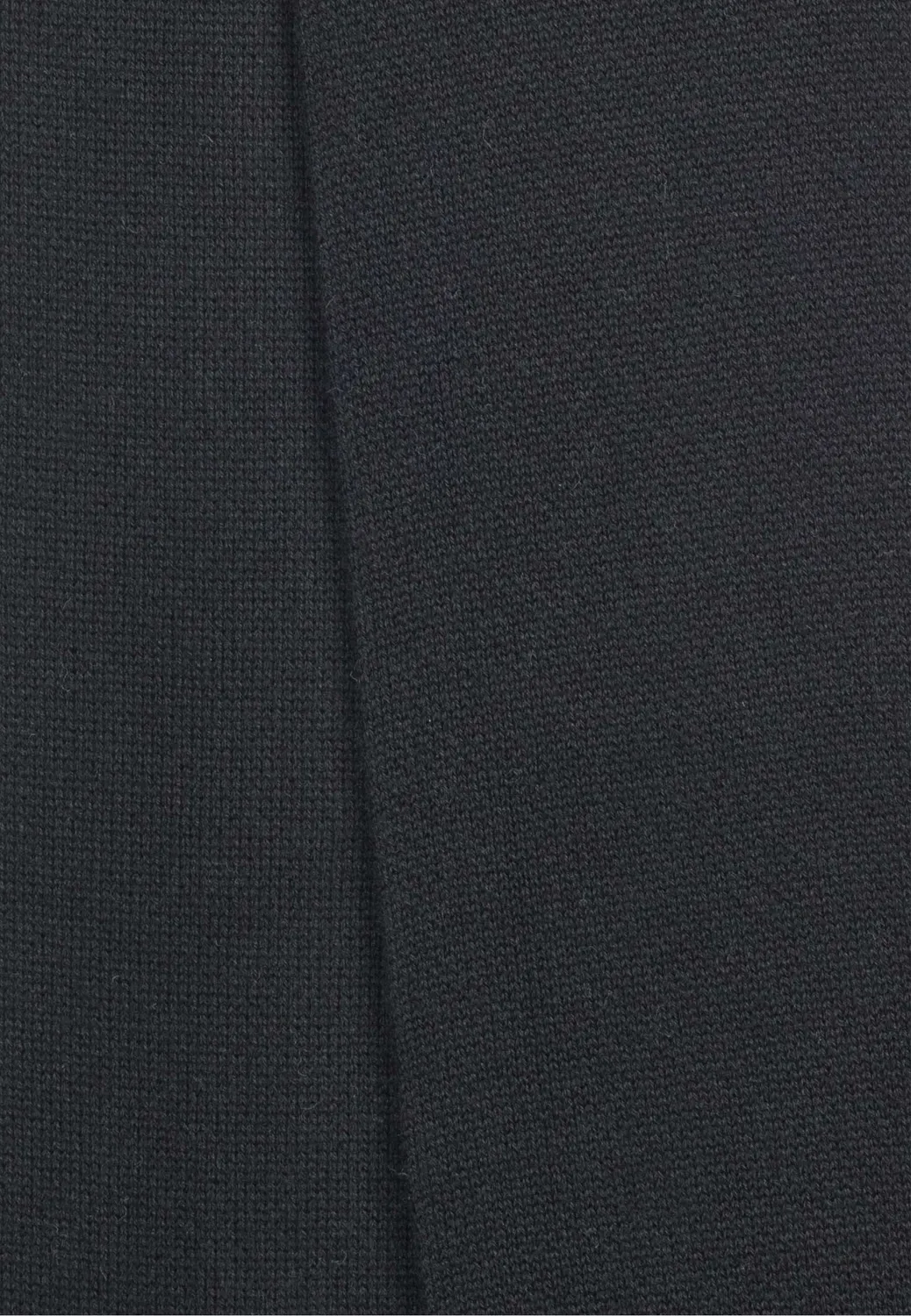 MELA BANHI Strickschal schwarz aus Bio-Baumwolle