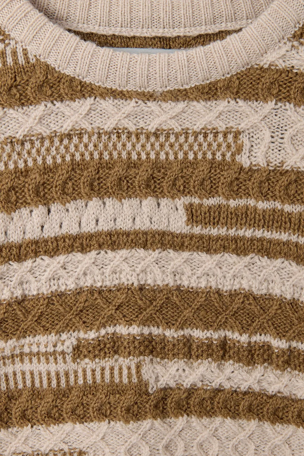 Komodo Leo Pullover Sand-Chestnut Lambswool