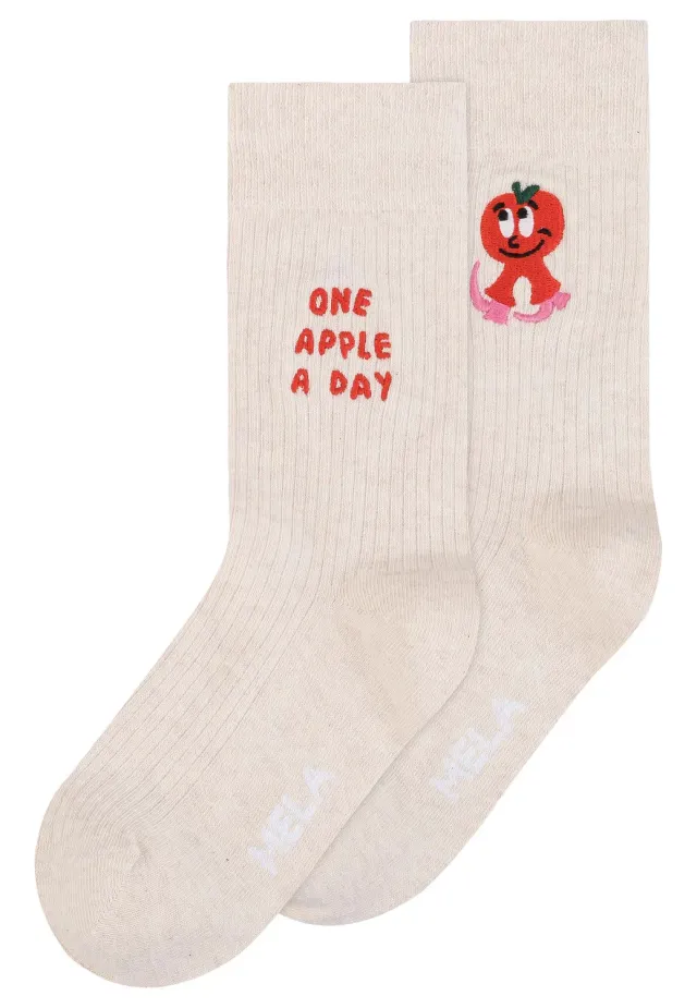 MELA Artist Edition gerippte Socken 2 Paare Bio-Baumwolle
