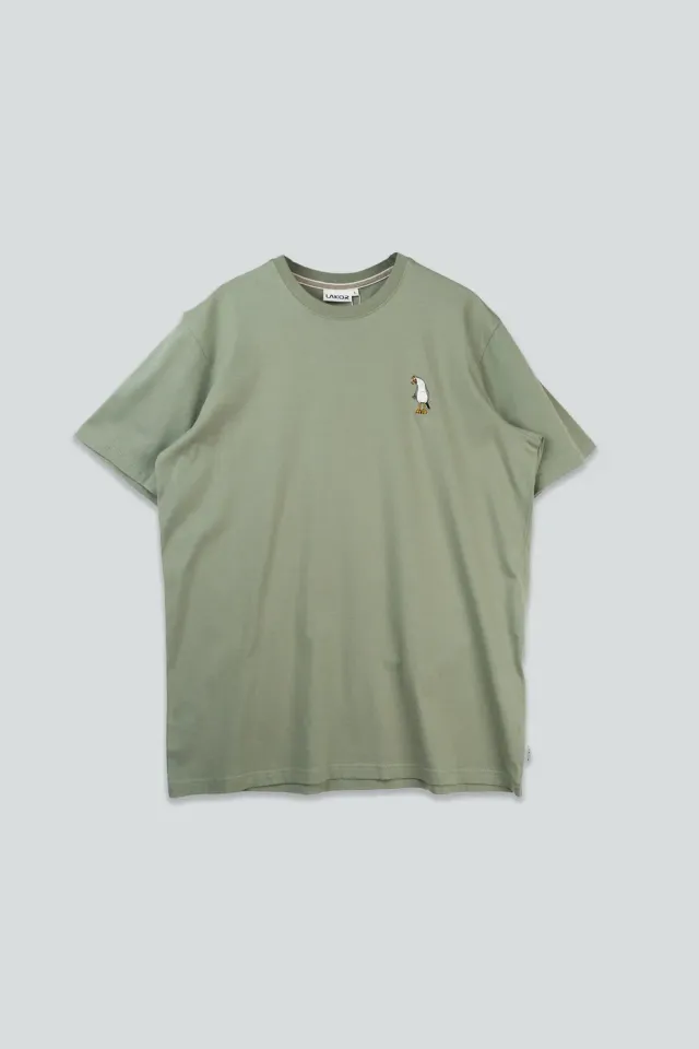 LAKOR Flipping the Bird T-Shirt Sea Spray Bio-Baumwolle