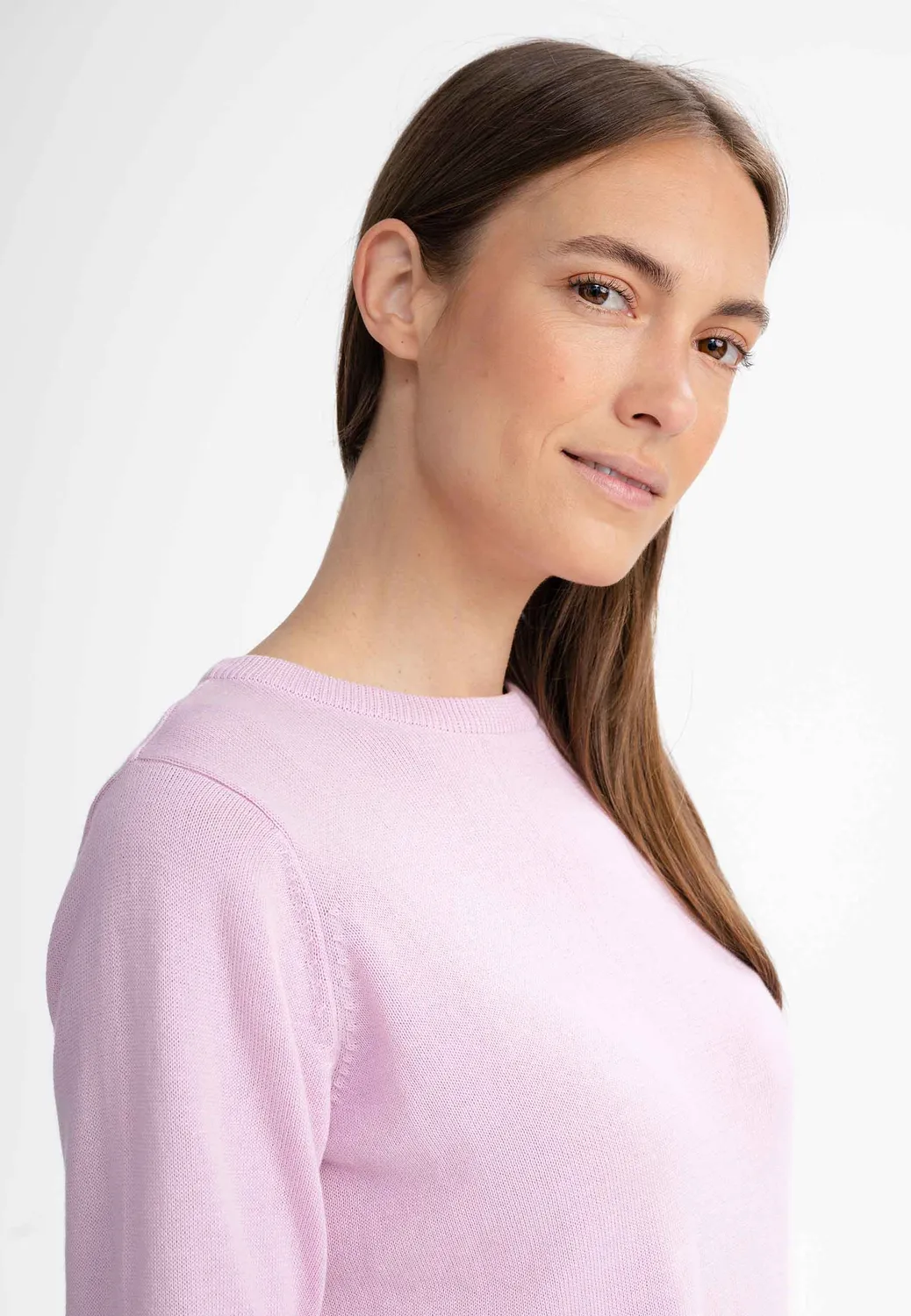 MELA DHANA Pullover schwarz Feinstrick Bio