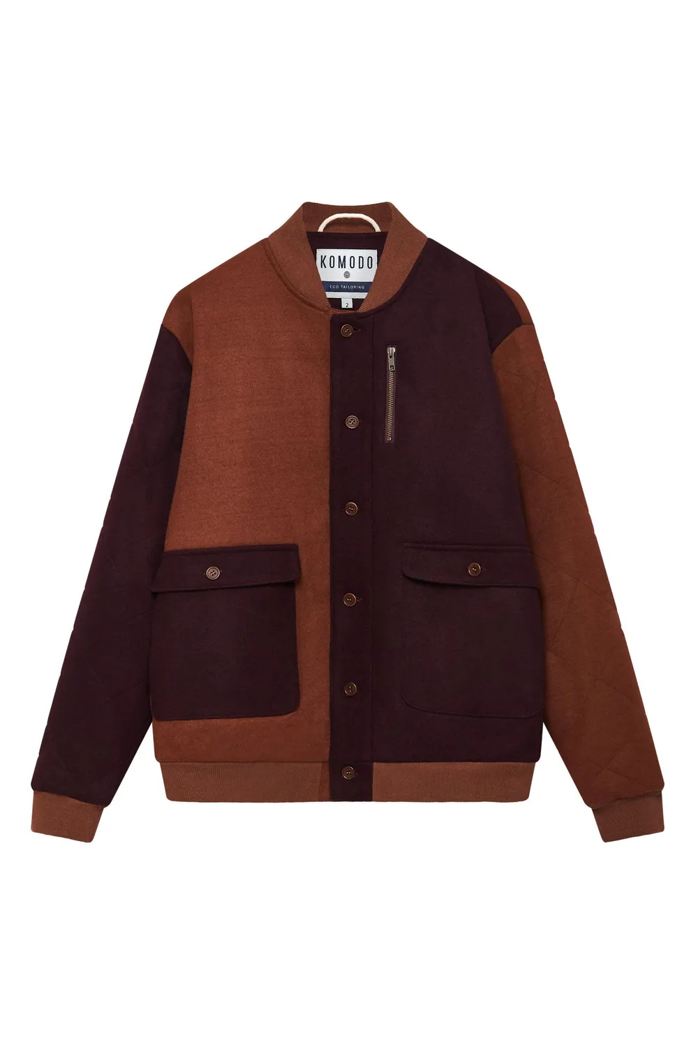Komodo Maxwell Bomberjacke Chestnut Recycling