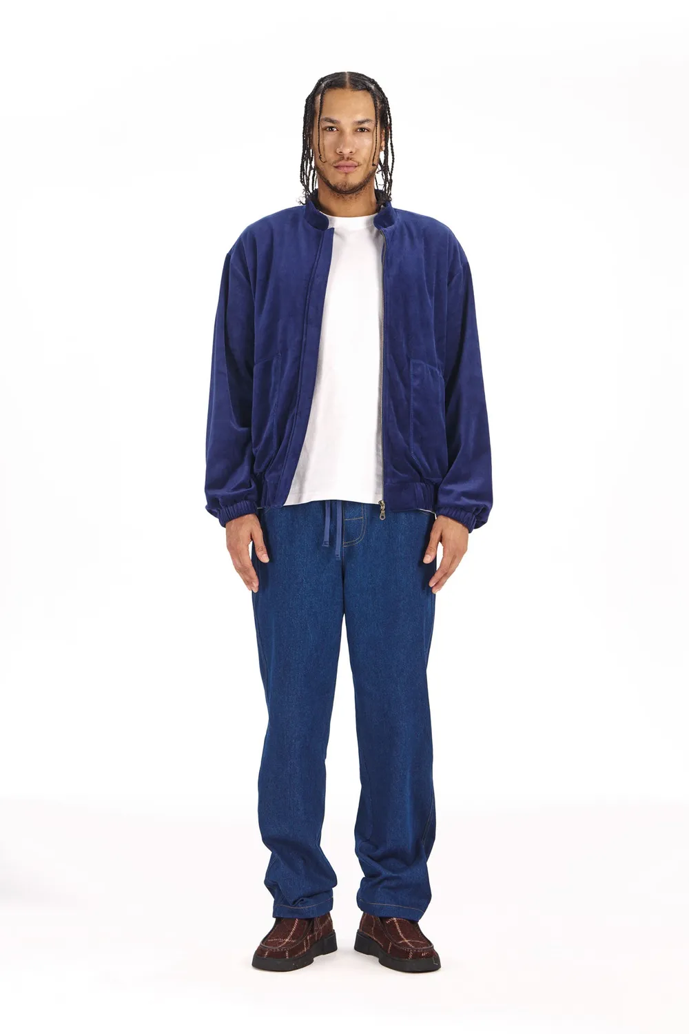 Komodo Noah Jacke Navy Herren aus Samt