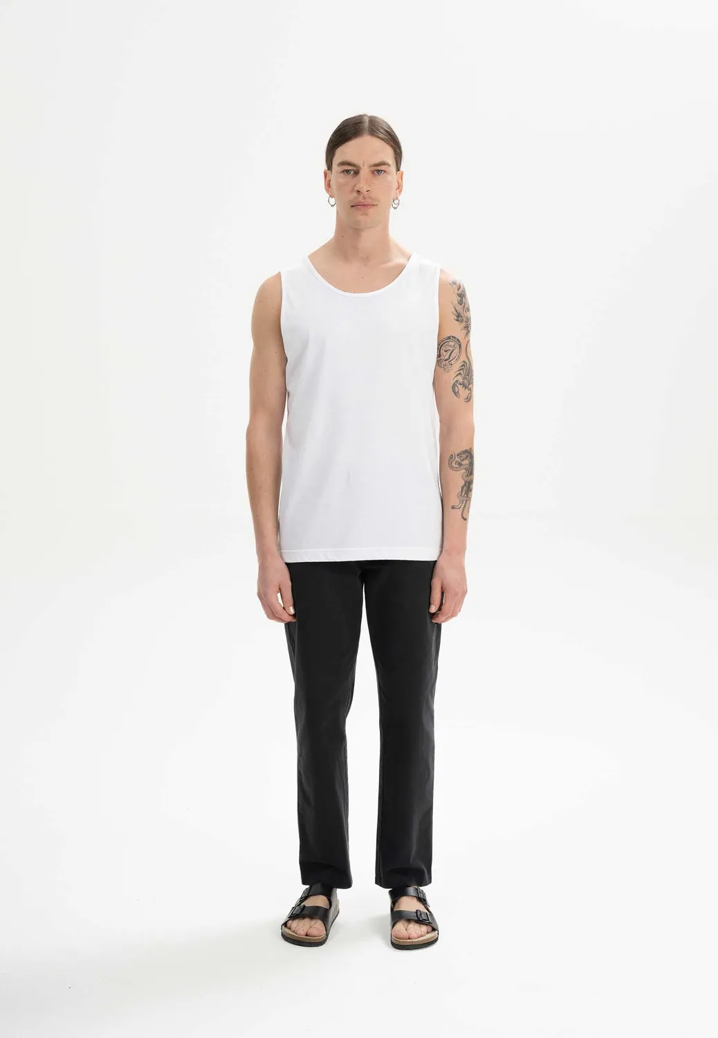 MELA CHETAN Tank Top weiß aus Bio-Baumwolle