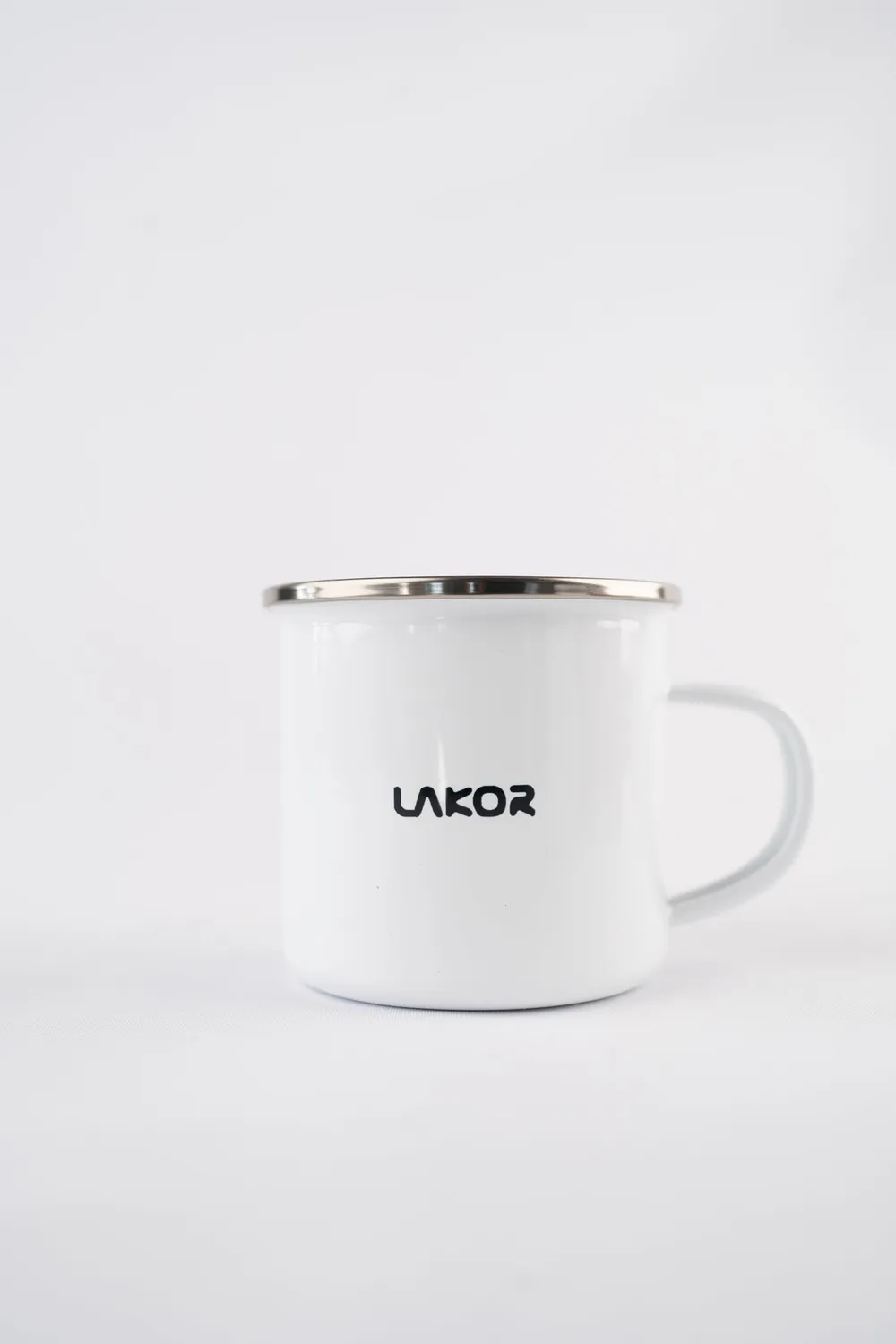 LAKOR Dashboard Hula Emaillebecher Weiß