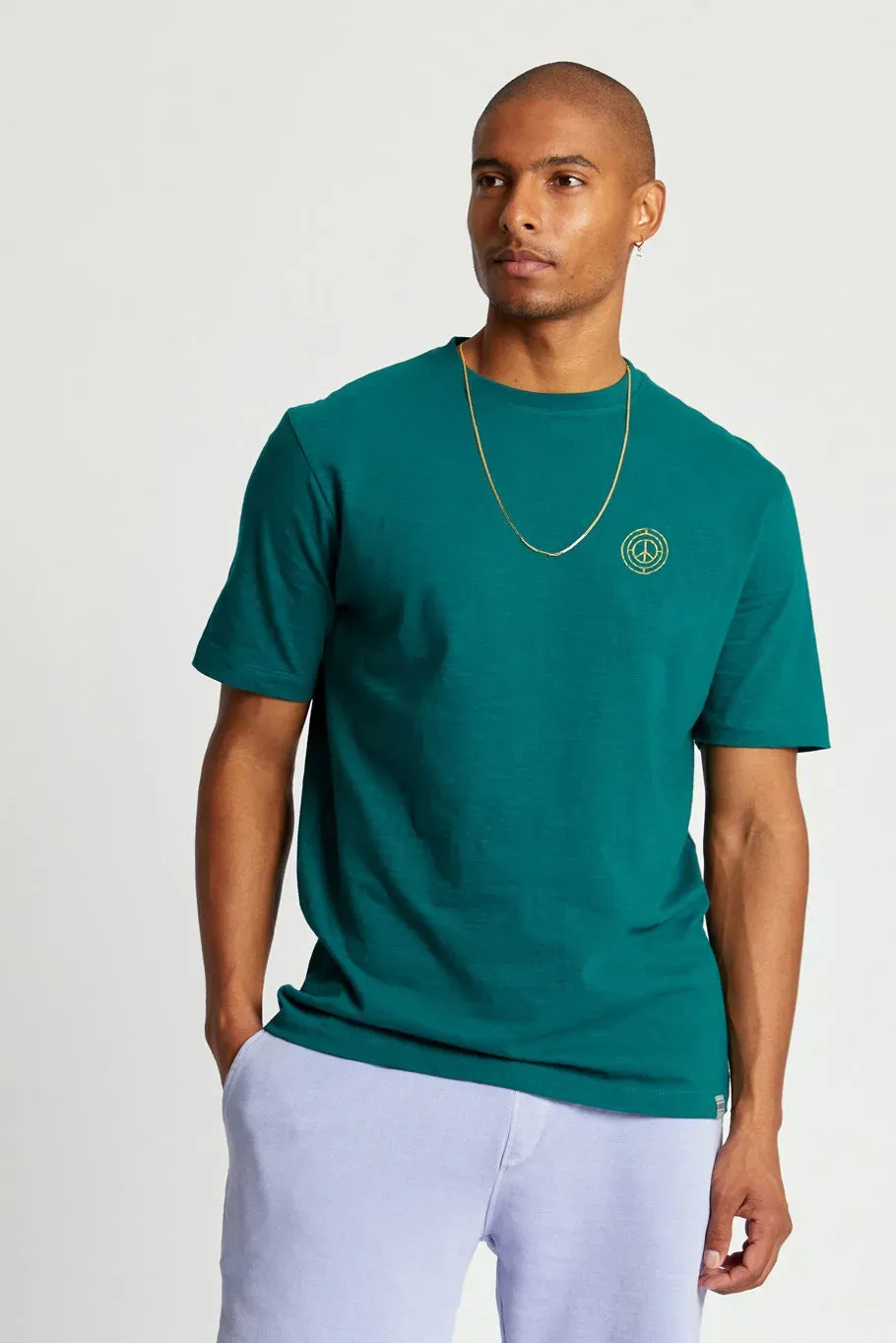 KOMODO KIN Tee Herren T-Shirt petrolgrün XL Bio-Baumwolle
