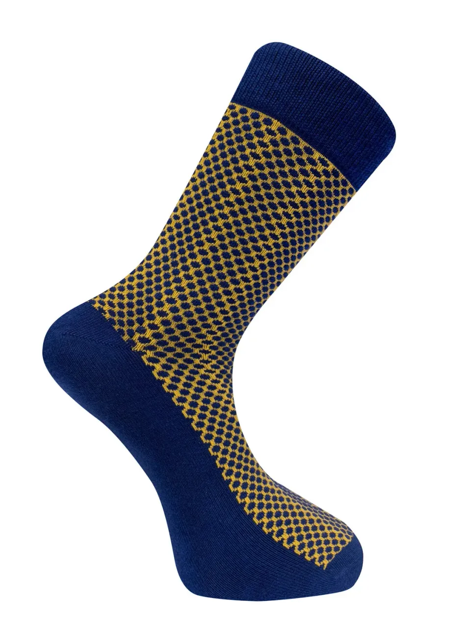 KOMODO NEW DOT Bio-Socken Navy Punkte Unisex