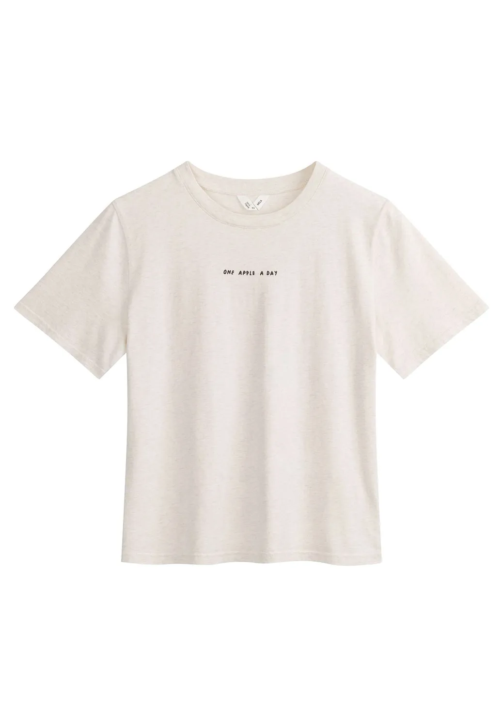 MELA Josha Artist Edition T-Shirt cream melange M Baumwolle