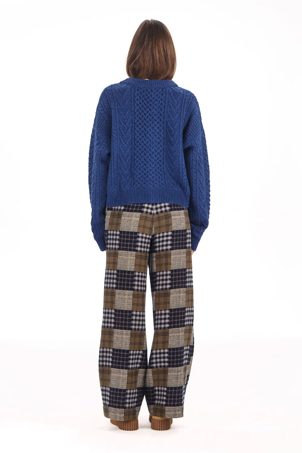 KOMODO ROSIE Hose Navy Mish Mash Bio-Baumwolle