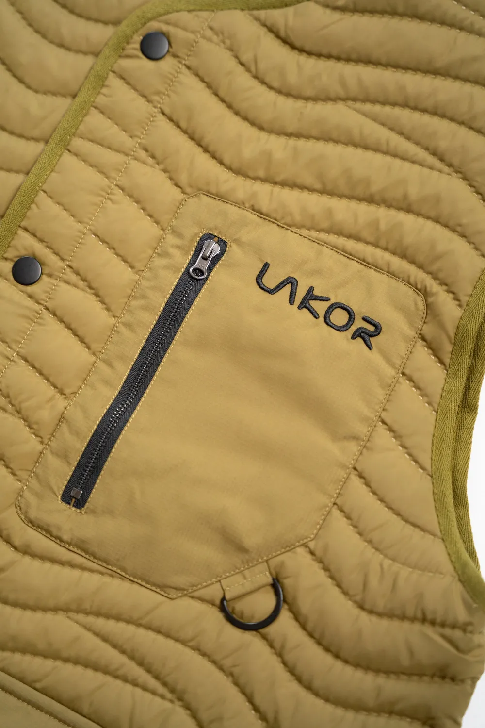 LAKOR Seaway Quilted Weste Grün Recycling