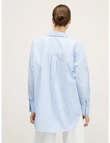 Motivi Spring Summer 24 Oversize-Hemdbluse Bluse gestreift