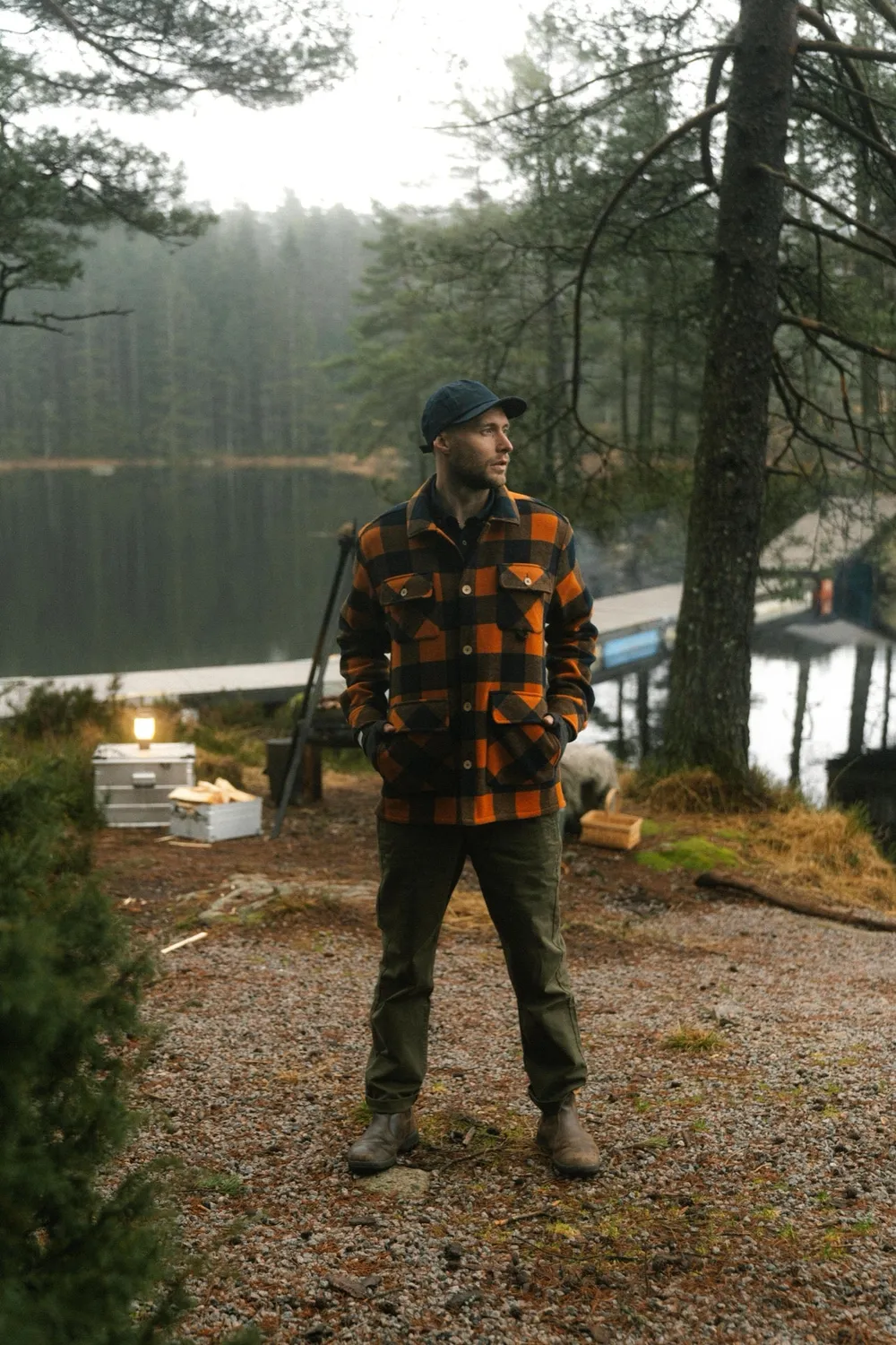 LAKOR Birler Wolljacke marmalade Wollmix