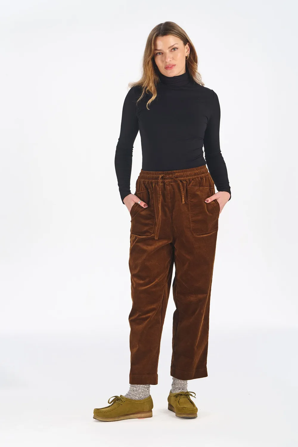 KOMODO DREAM Cord Hose Chestnut Bio-Baumwolle