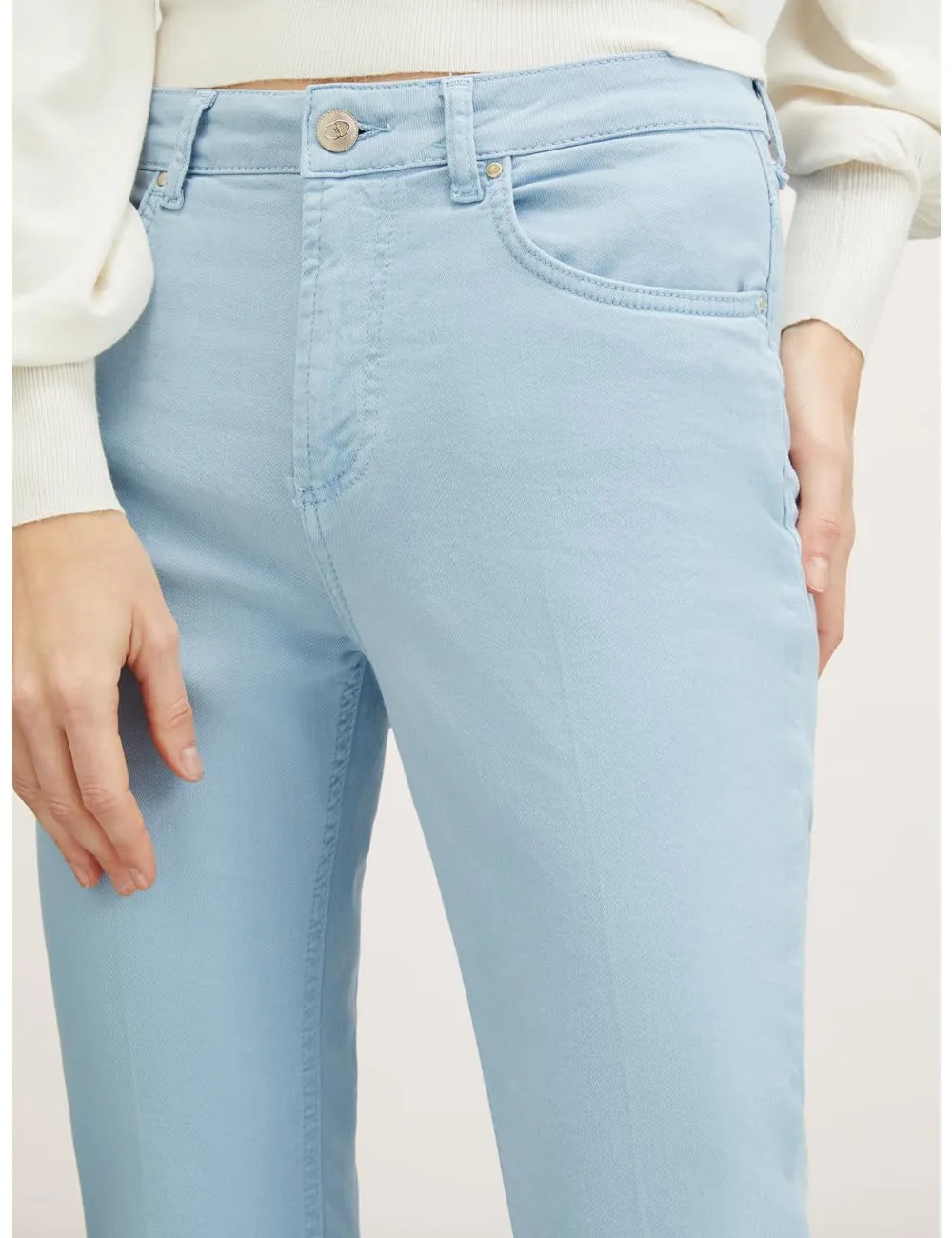 Motivi Regular-Hose Aufschlag Hose mit Bügelfalte