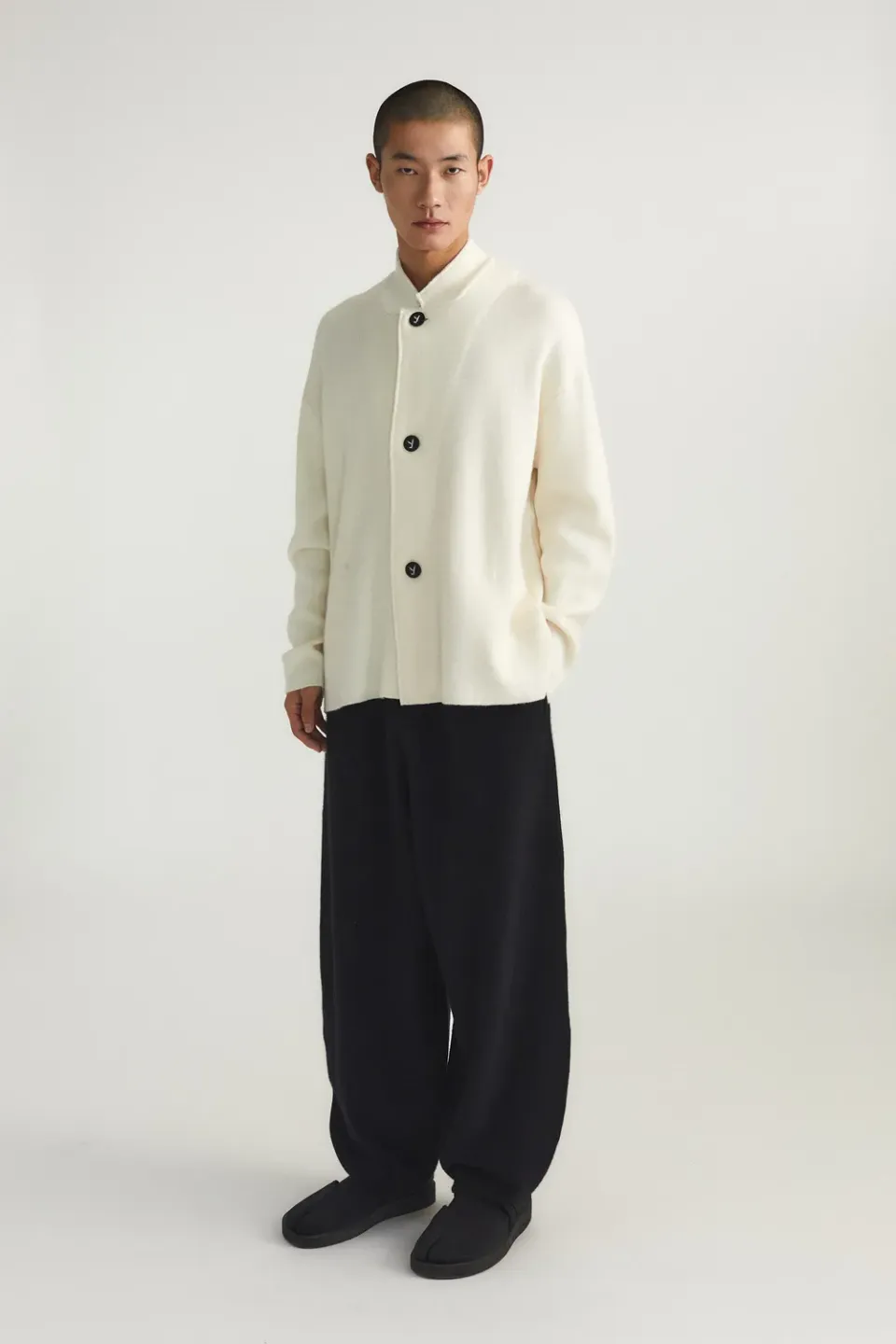 Oyuna Wind Jacke Ivory Herren relaxed