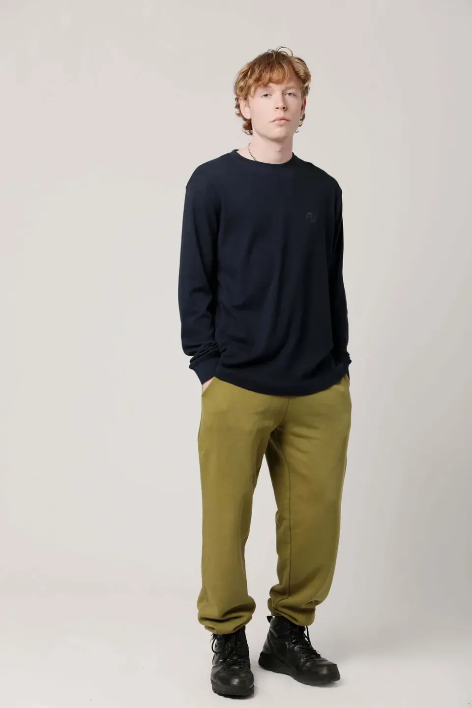 KOMODO ADAM Jogger Oliv Bio-Baumwolle