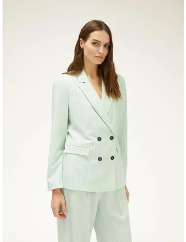 Motivi Spring Summer 24 Nadelstreifen Blazer Jacke Viskose