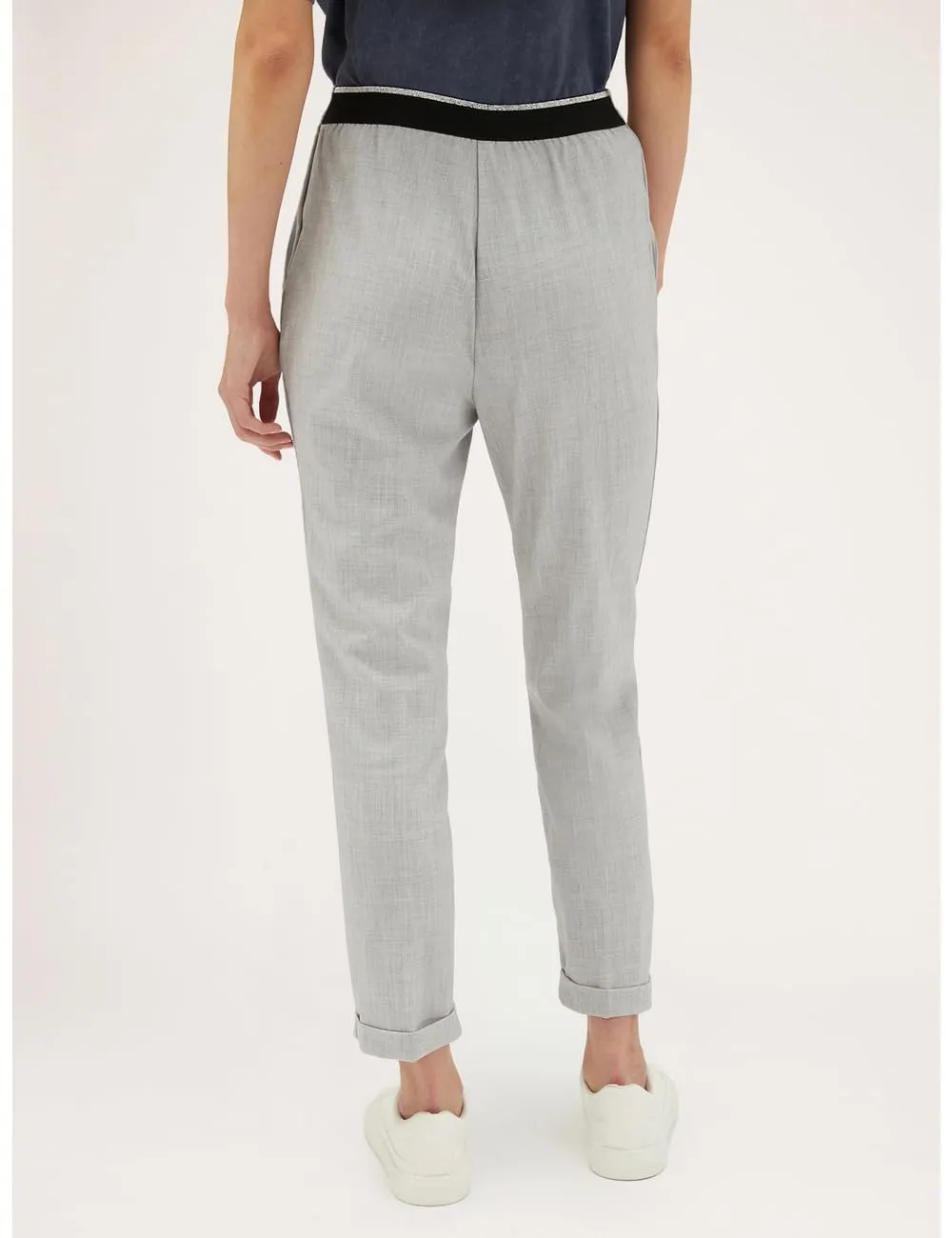 motivi Spring Summer 24 Hose Regular Bügelfalte Viskose