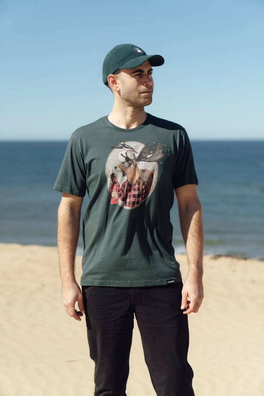 LAKOR Pathfinders T-Shirt Green Gables Bio-Baumwolle