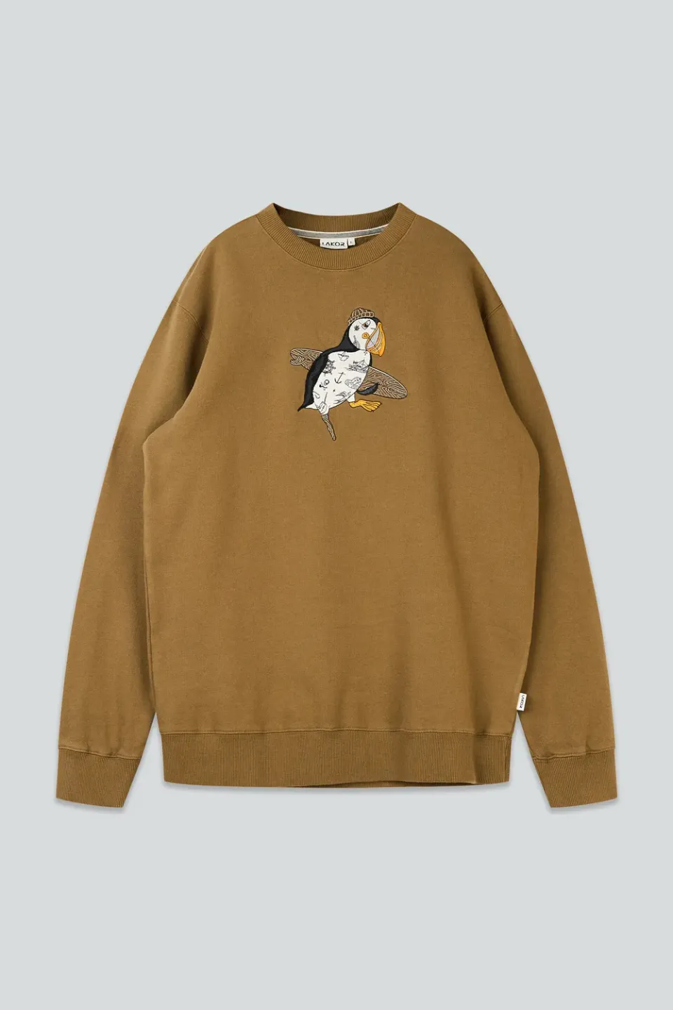 LAKOR Sea Parrot Surf Crewneck Sweatshirt Kangaroo Bio-Baumwolle