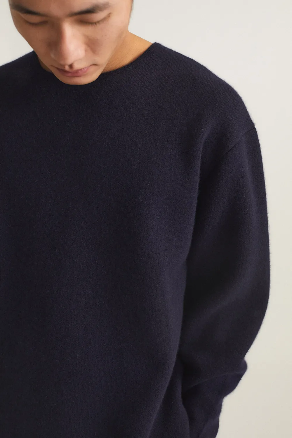 Oyuna Axa Pullover Ocean blau Jacquard oversize