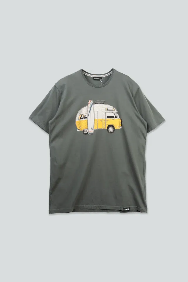 LAKOR Sun Camper T-Shirt urban chic Bio-Baumwolle