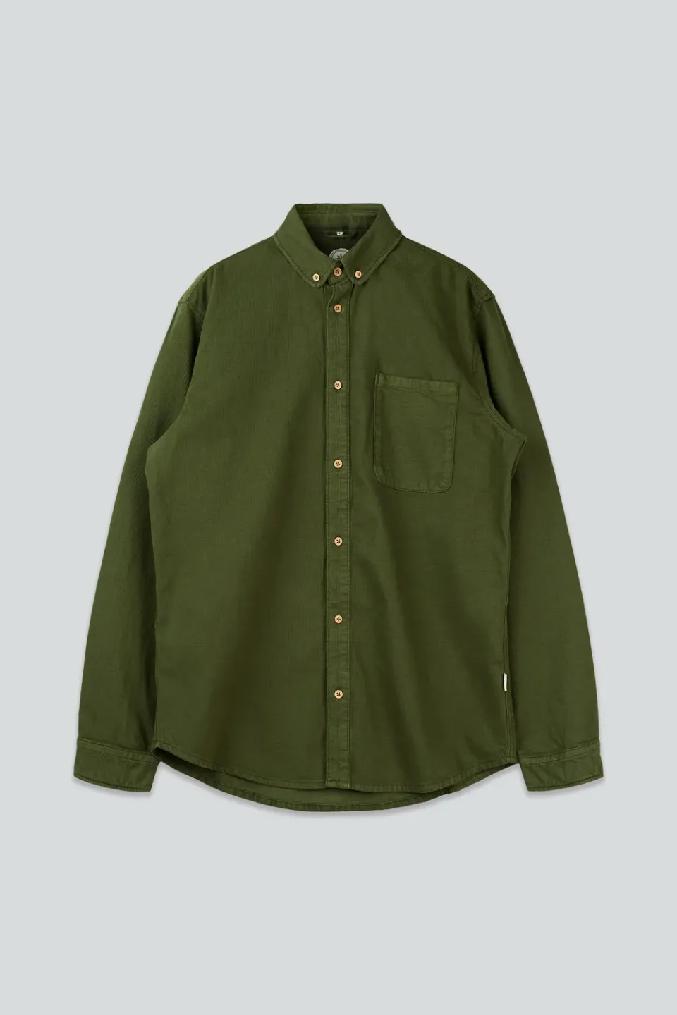 LAKOR Bedford Courd Hemd Rifle Green Cord
