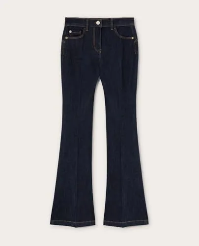 motivi Bianca Flare-Jeans Push-up dunkelblau