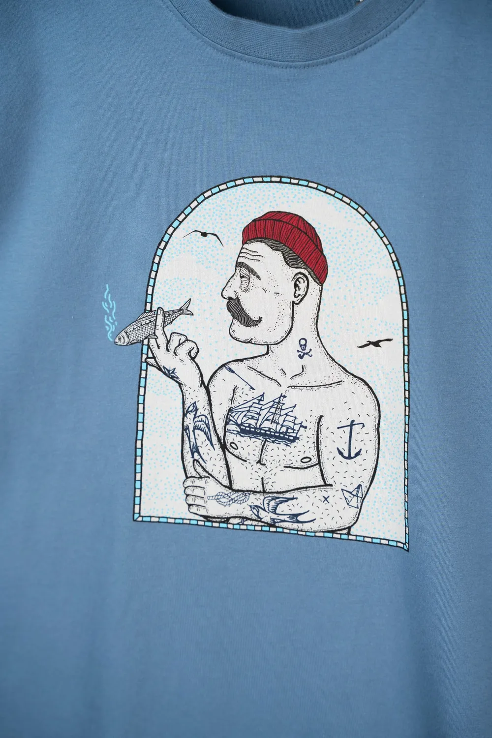 LAKOR No Smoking T-Shirt Bering Sea aus Bio-Baumwolle
