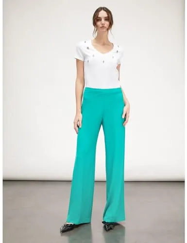 Motivi Spring Summer 24 Flare-Hose Bügelfalte Schwarz