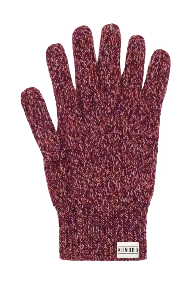 Komodo Camden Handschuhe Pink Merinowolle