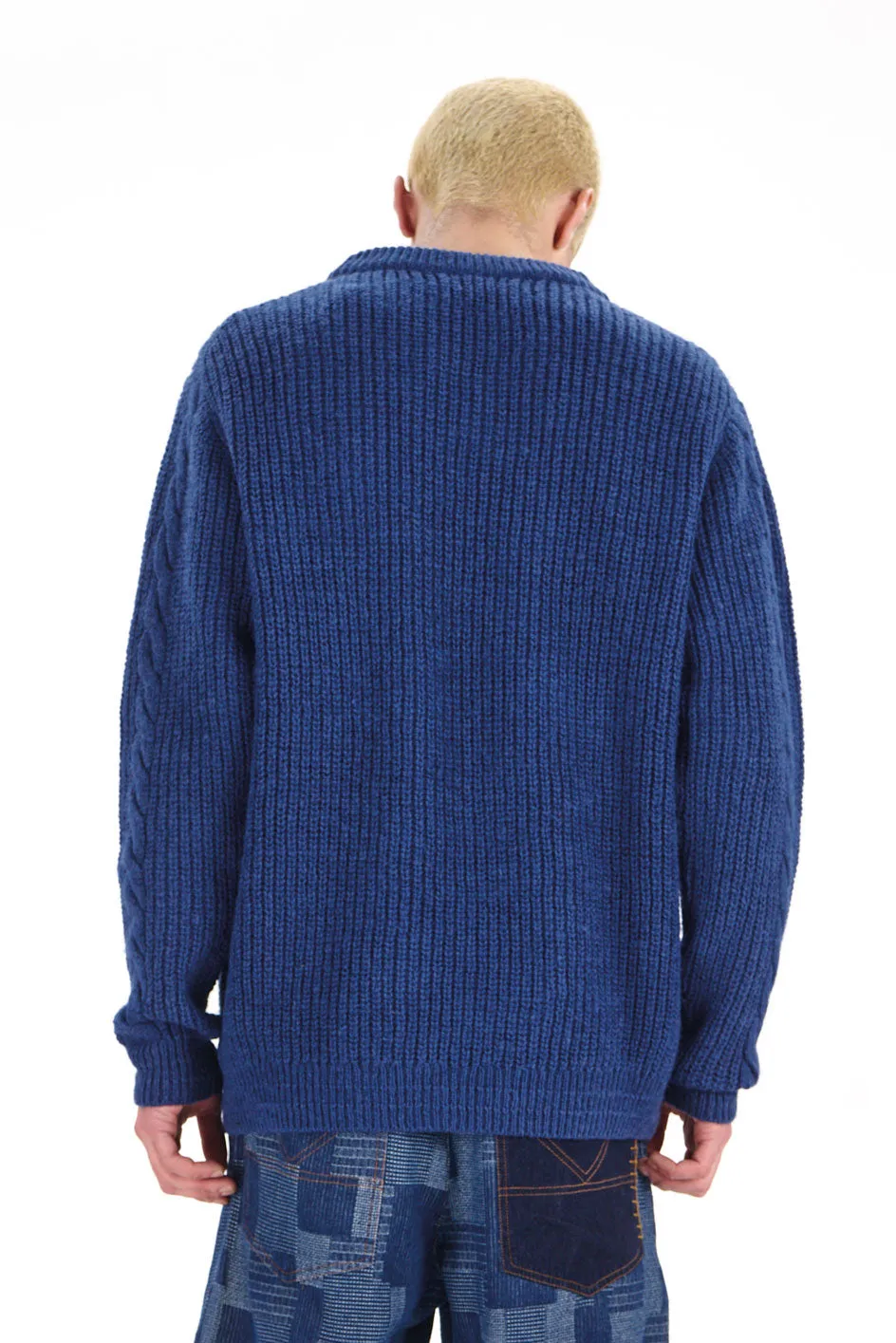 Komodo Marley Pullover Lammwolle Navy Herren