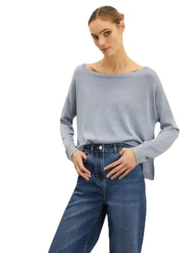 Motivi Oversize-Lurex-Pullover Pullover Viskose Glitzer