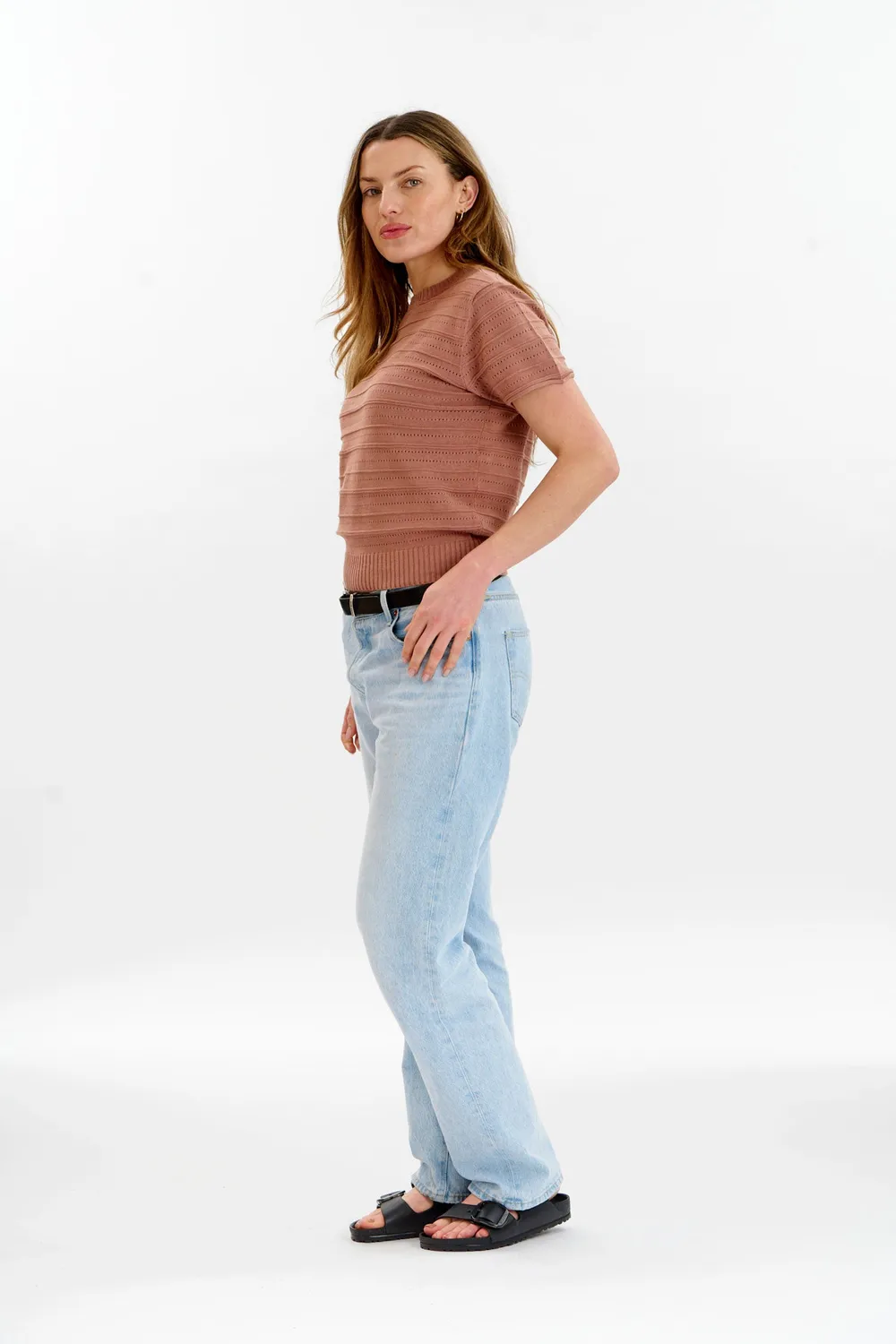 Komodo Posey T-Shirt Damen Kaffee Bio-Baumwolle