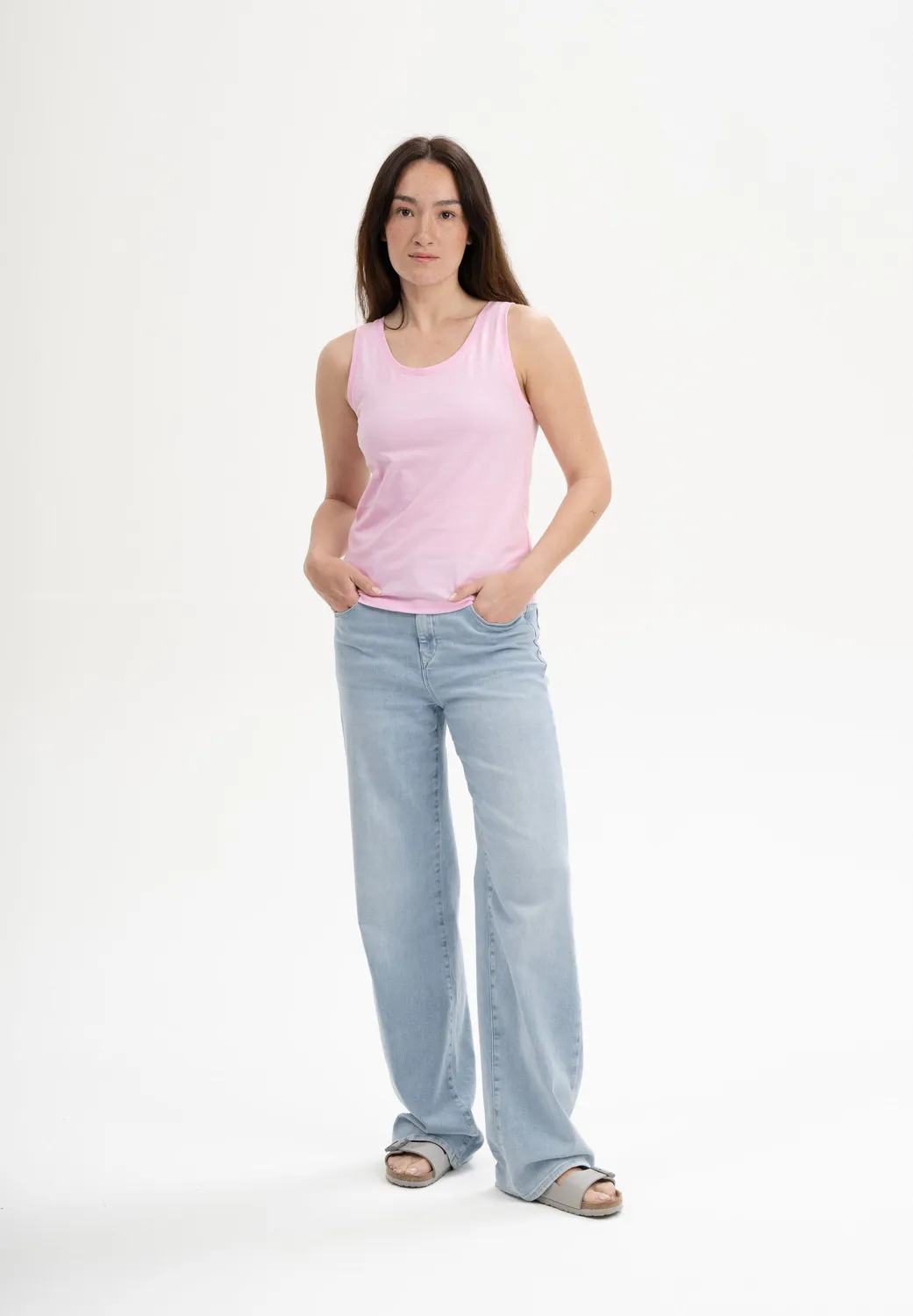 MELA Vanita Tanktop thymian Baumwolle