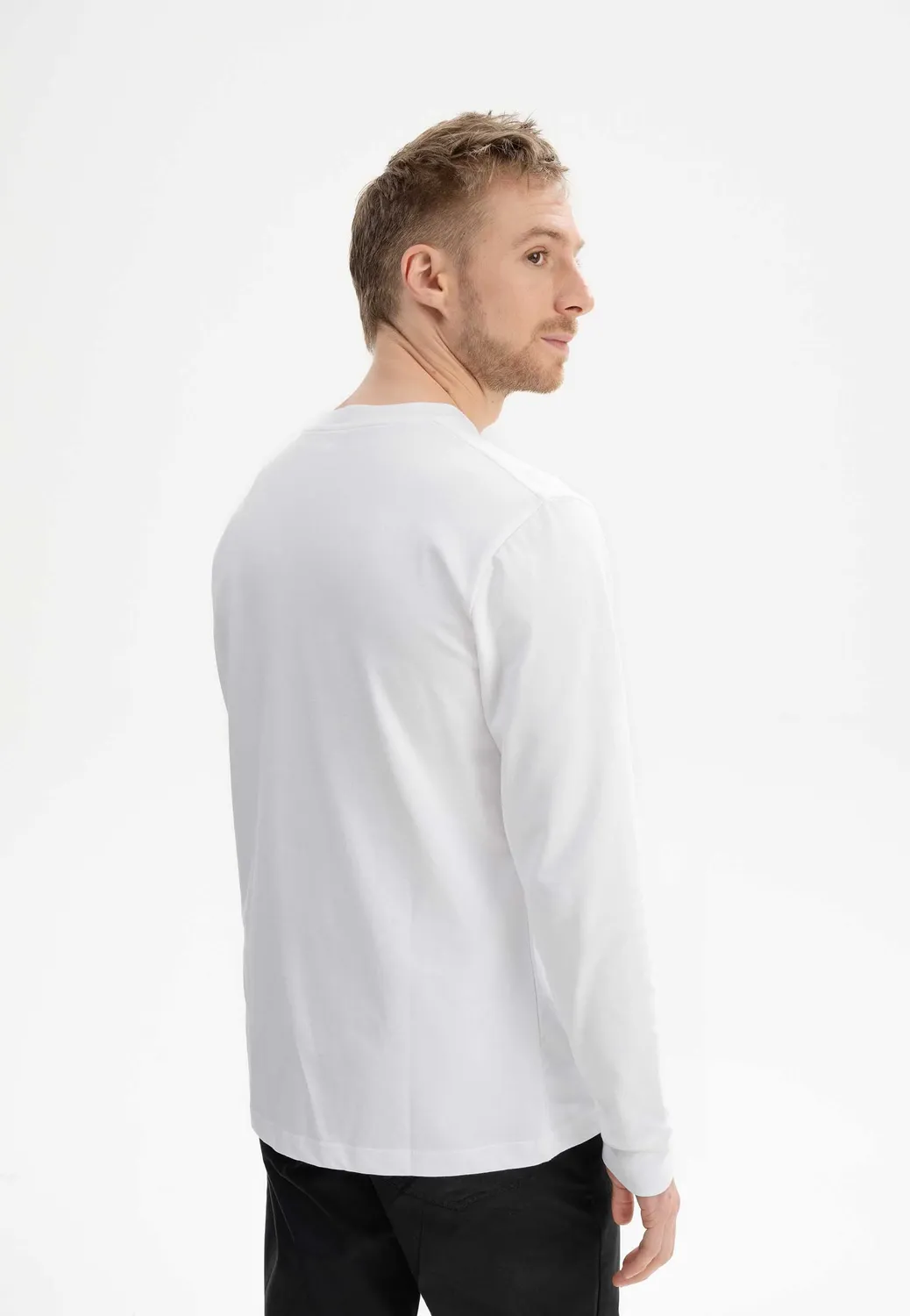 MELA Tejas Langarmshirt schwarz Bio-Baumwolle Langarm