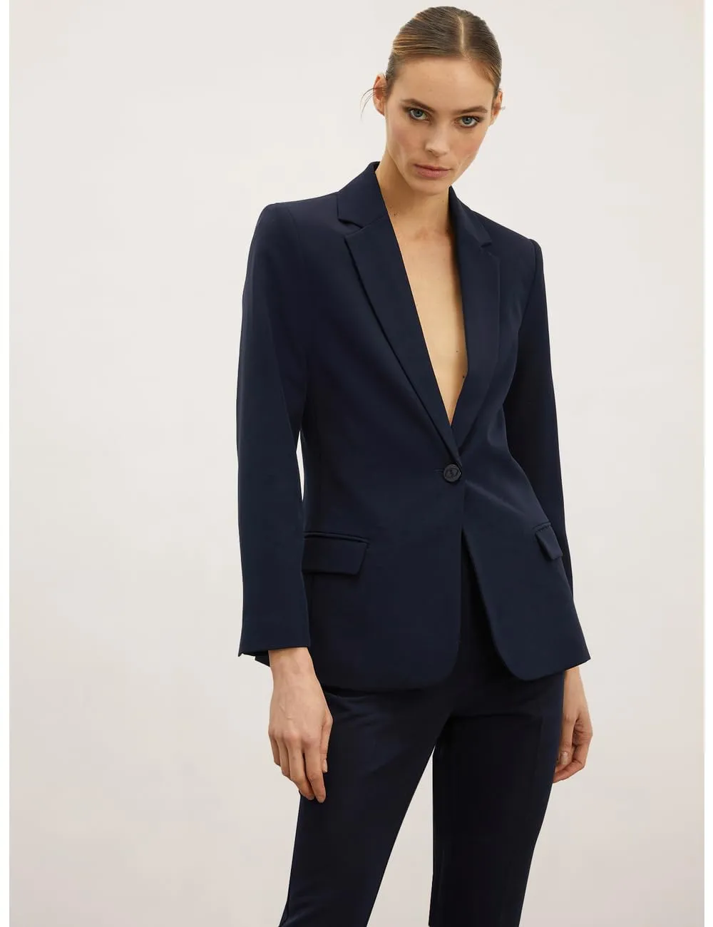 Motivi einreihiger Blazer Größe 36 Stretch