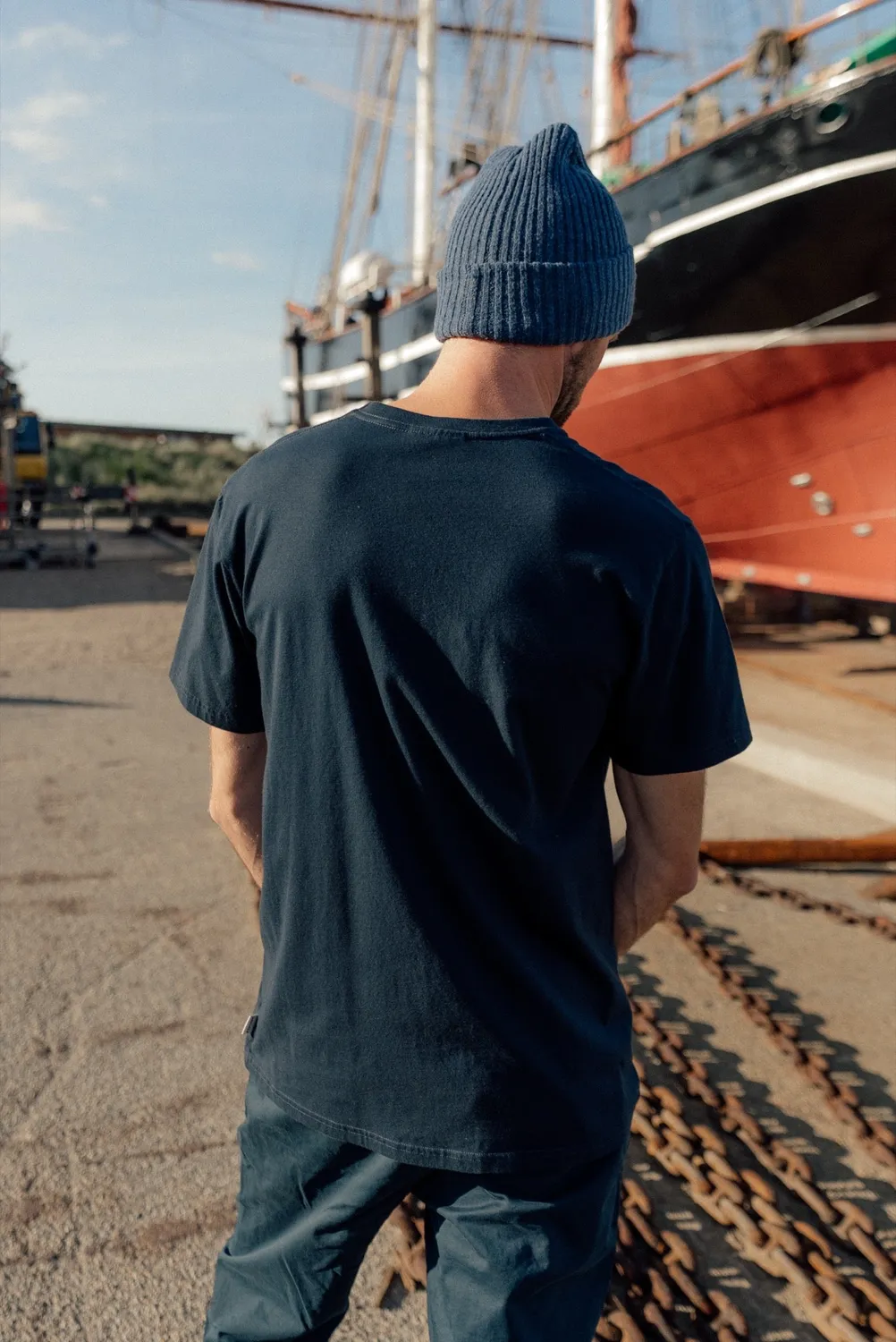 LAKOR Haddock T-Shirt Blueberry aus Bio-Baumwolle