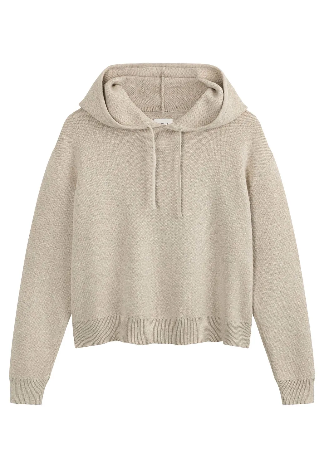 MELA JANISHA Strick-Kapuzenpullover Bio-Baumwolle