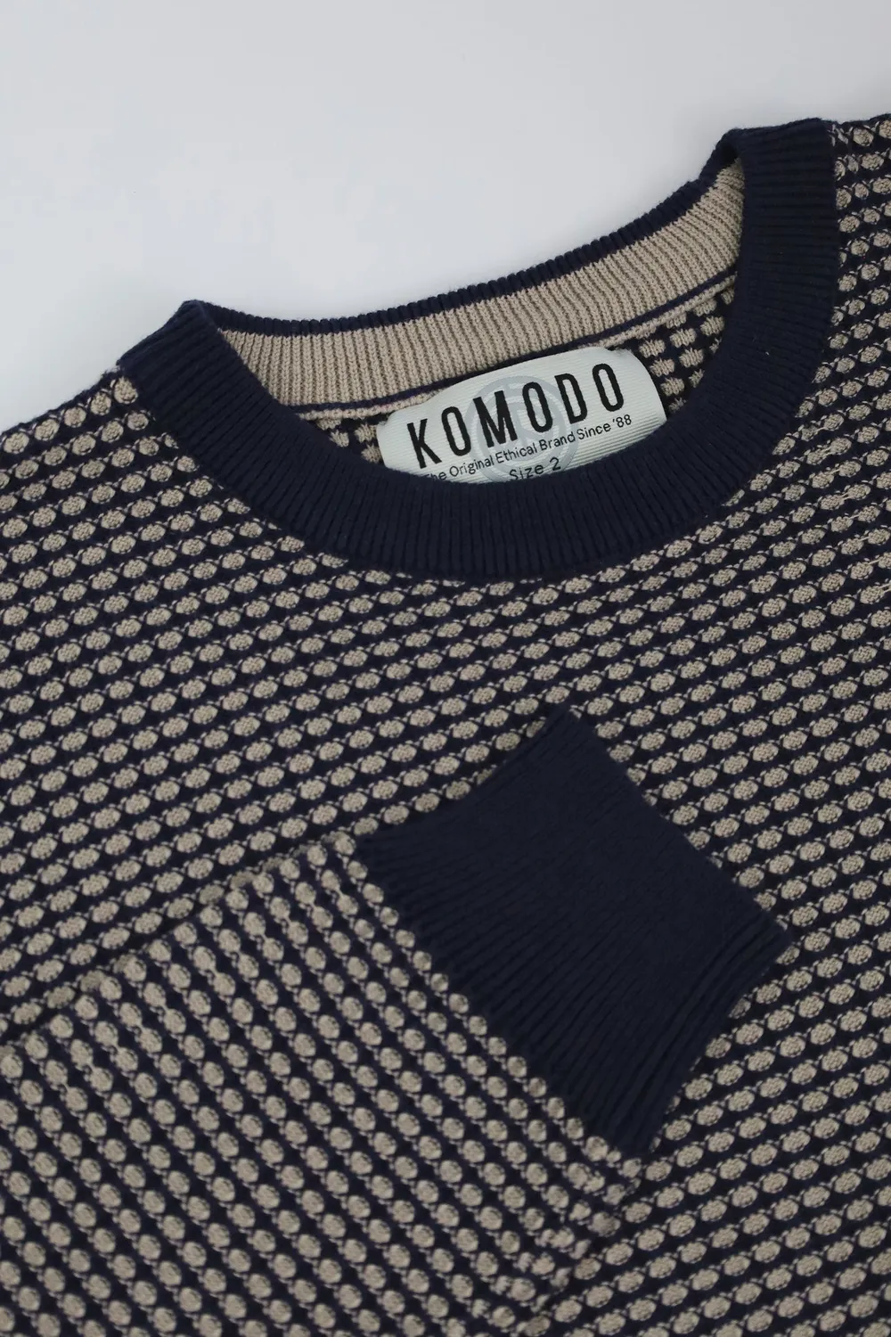 Komodo Hasan Pullover Bio-Baumwolle Navy M