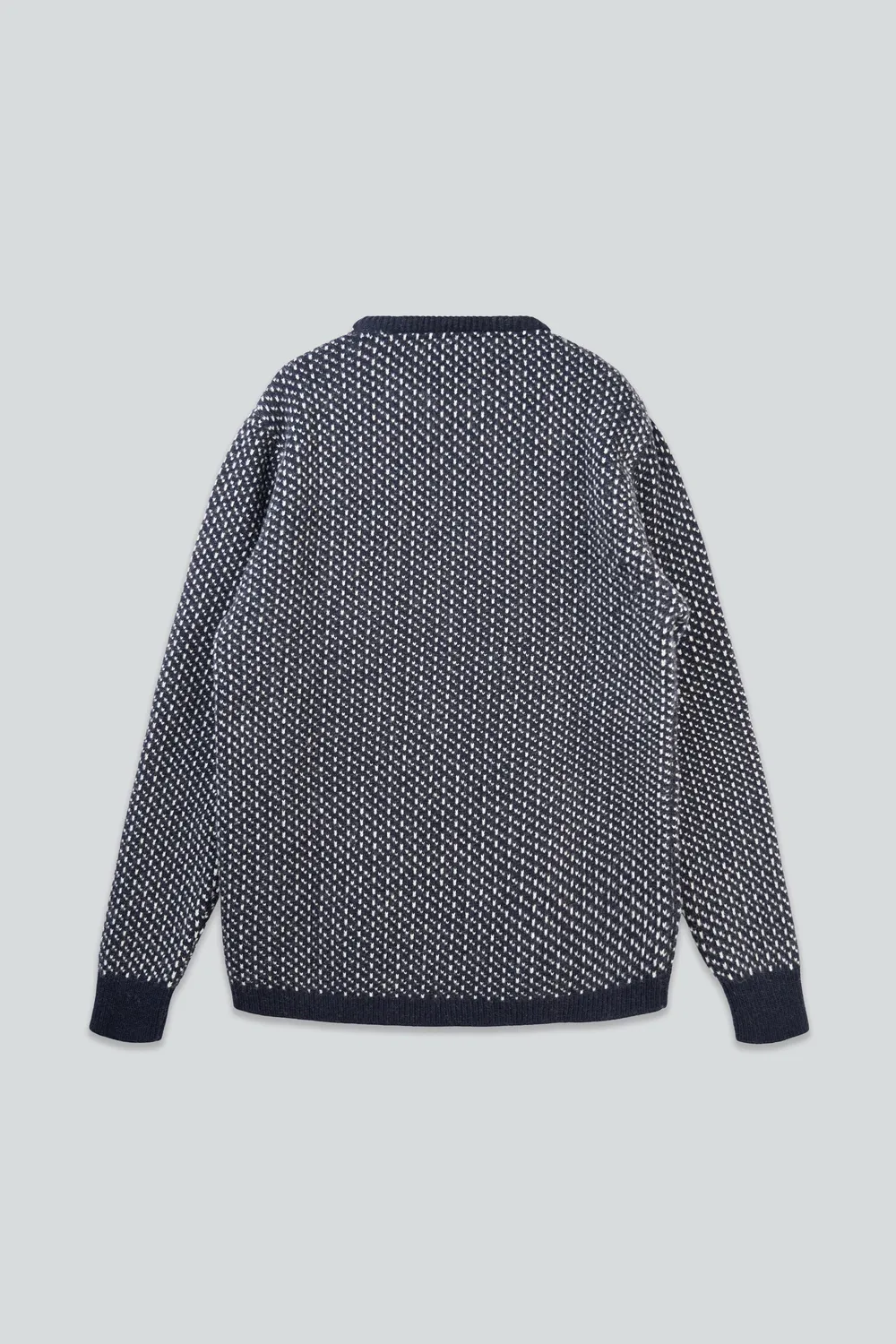 LAKOR Jysk Knit Navy Strickpullover Wolle