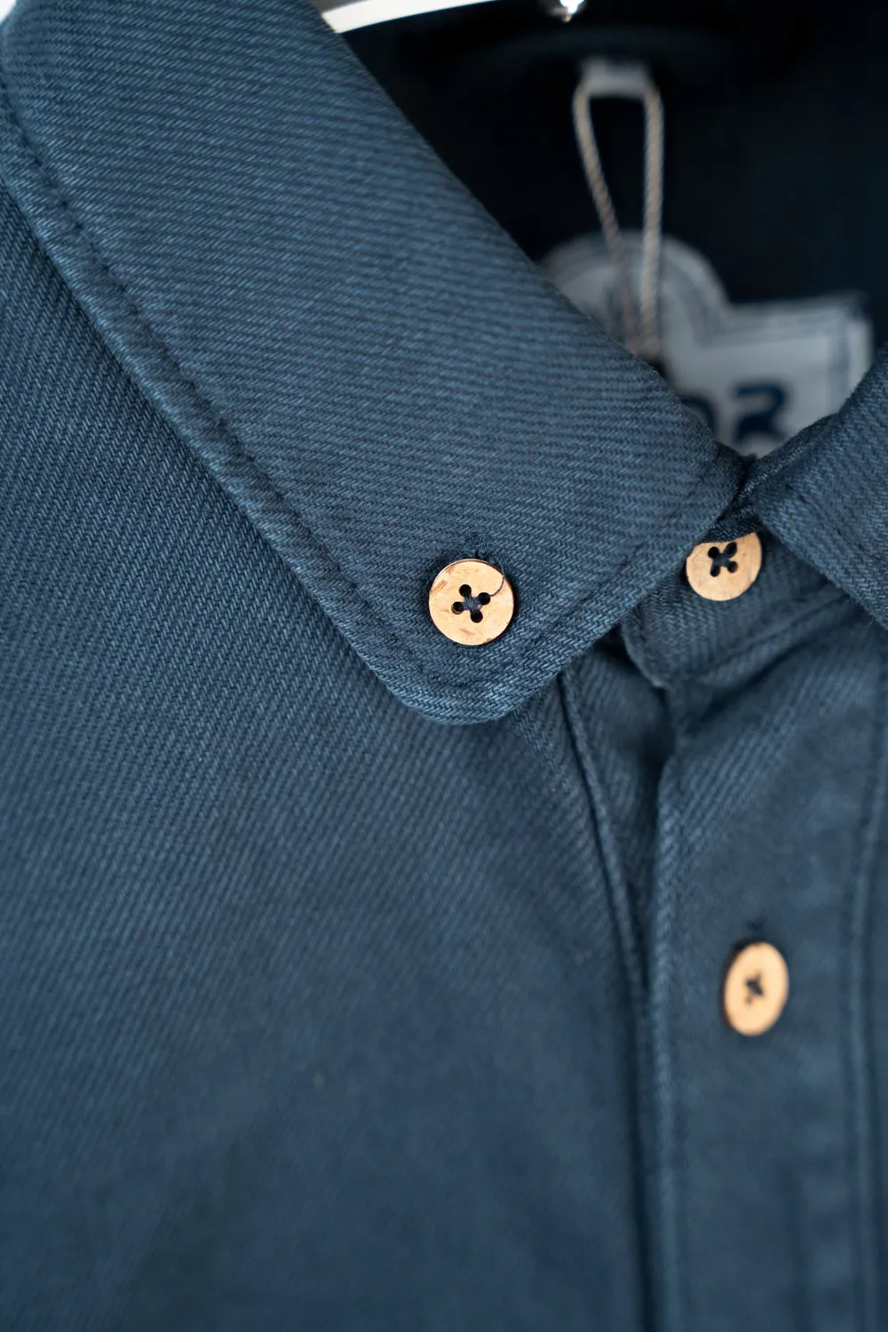 LAKOR Spork Overshirt Blueberry Hemdjacke Bio-Baumwolle