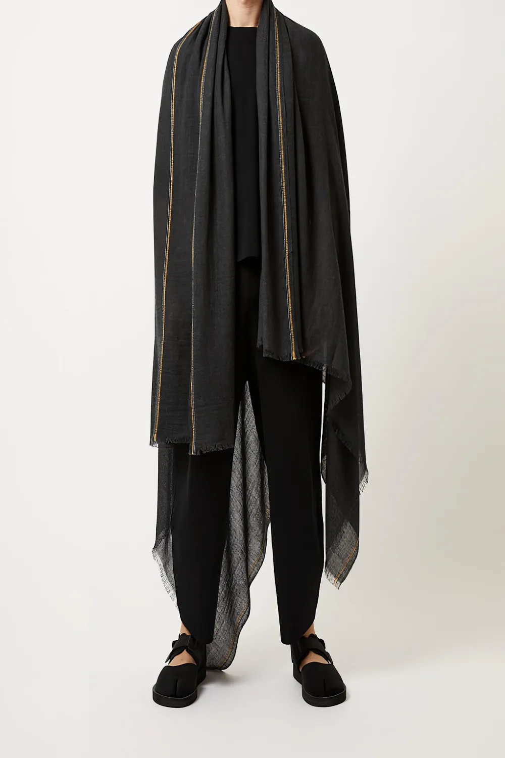 Oyuna Komo Travel Throw Decke Charcoal aus Kaschmir