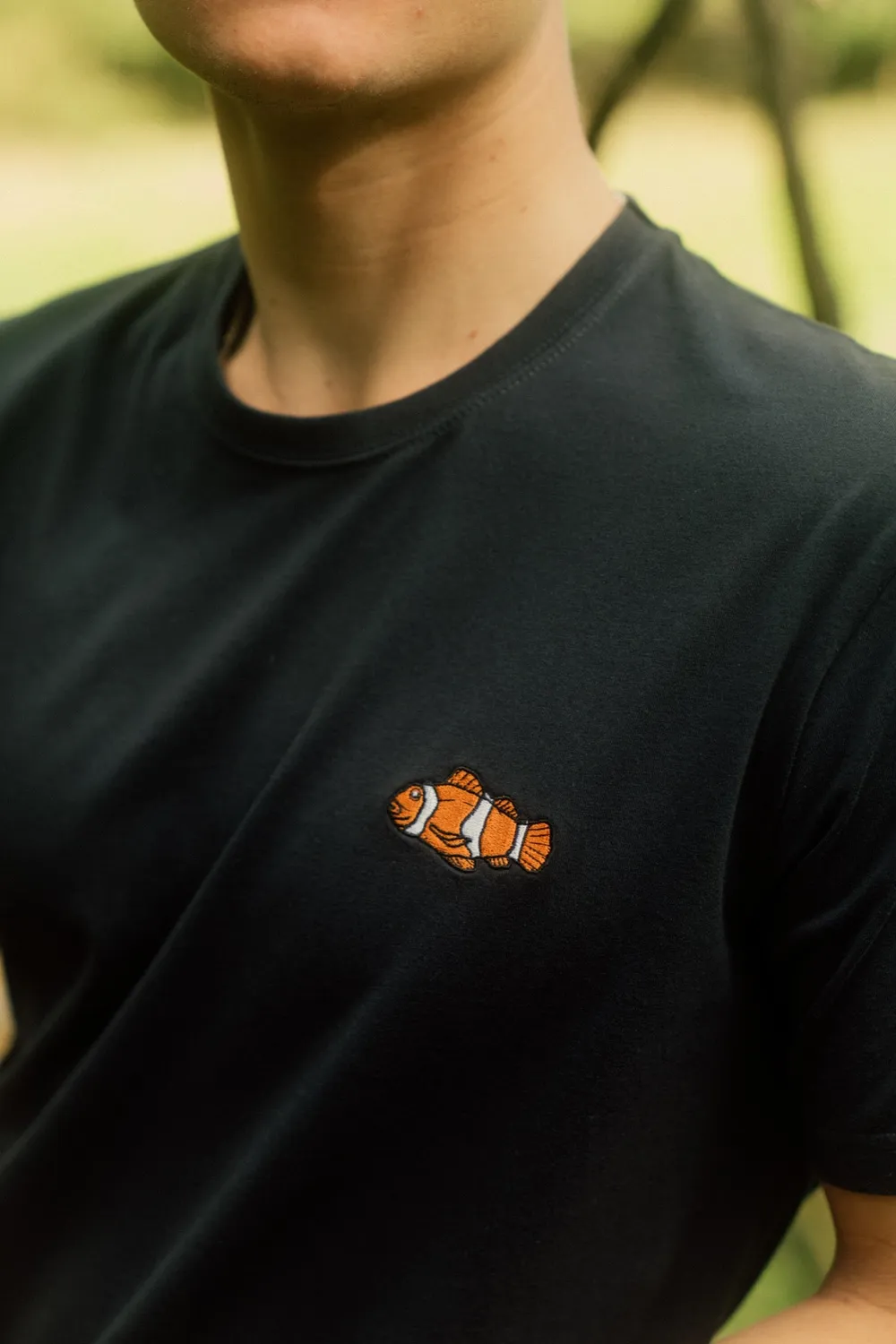 LAKOR Mini Clownfish T-Shirt Schwarz Bio-Baumwolle