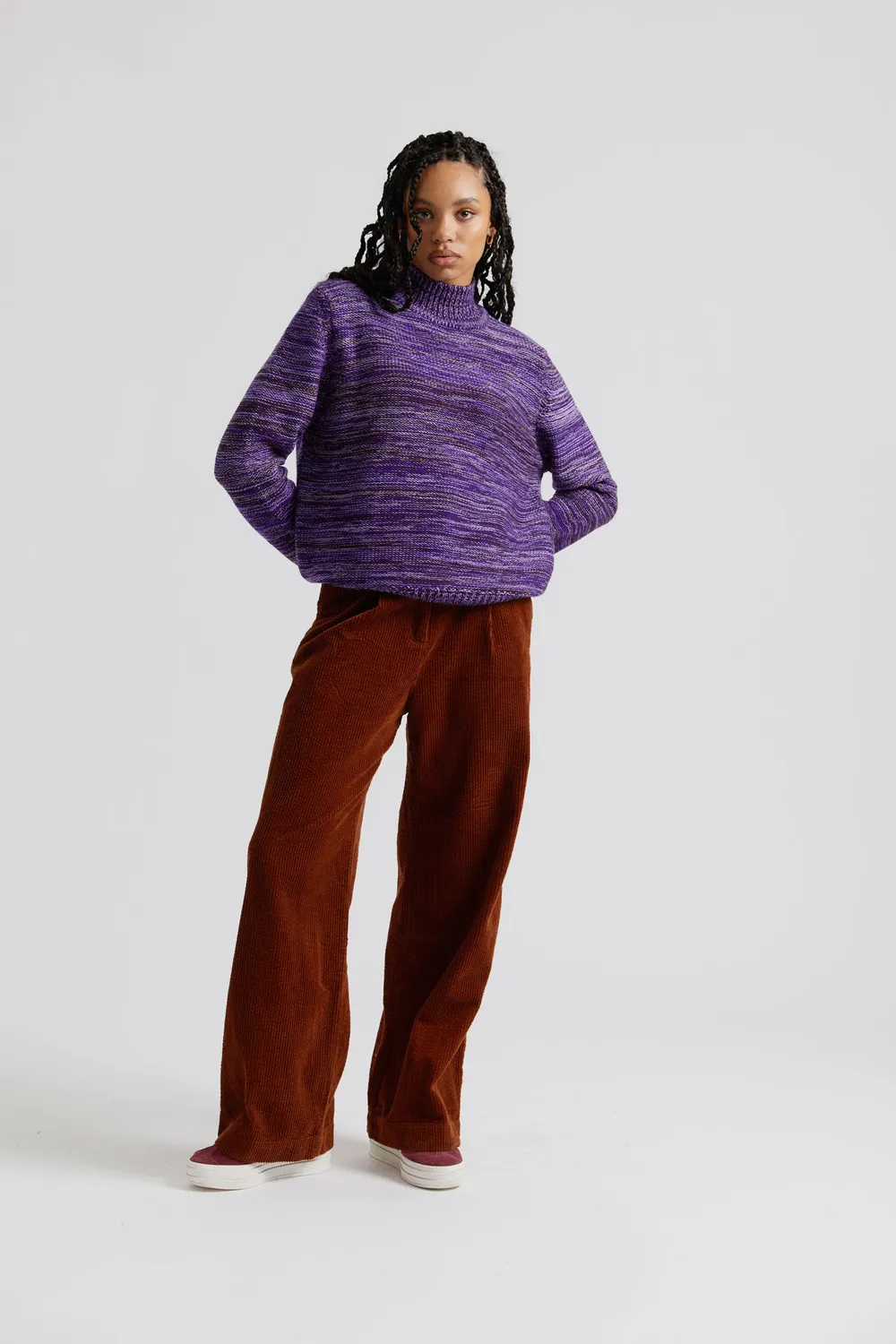 KOMODO AMANDA Merinopullover Damen Lavender Feinmerino