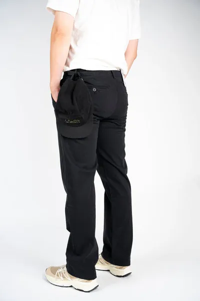 LAKOR Carnage Chino Hose Schwarz Stretch